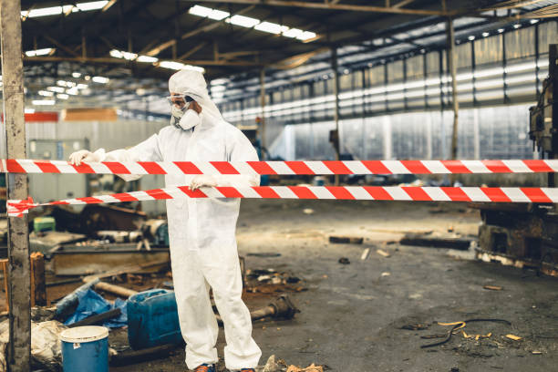 Professional Drug Lab Cleanup technician working in Columbia, CA
